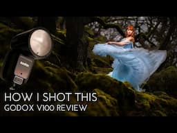HOW I SHOT THIS  | Off camera flash portraits with Godox V100 speedlight + Editing tutorial