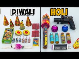 Holi or Diwali - Which Firecracker is Good ?