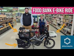 Uwajimaya Loads Up my Cargo E-Bike for a Food Bank Delivery