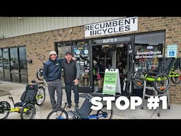 🌧️ Rainy Arrival at Recumbent Bikes of Tennessee | Van and Trike Tour First Stop!