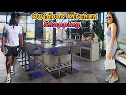 Outdoor Kitchen Shopping Vlog for our House + KFC Review