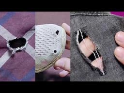 How to Repair Holes in Jeans, Clothes, and Shoes Using 3 Different Stitches / Do It Yourself