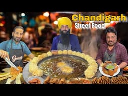 Famous street food in Chandigarh | Veg Snacks , Chinese , Tikki Chat , Jalebi