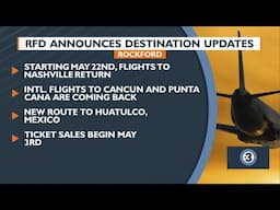RFD announces destination updates