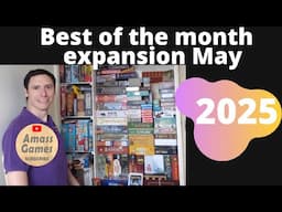 Inaugral Best of the Month board game expansion May 2025 AmassGames RPG games story telling white