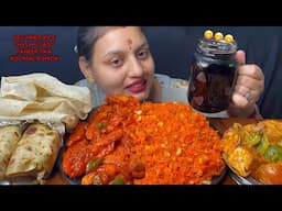 Eating Yummy 🤤Paneer Tika, Veg fried Rice, chilli potato, Roomali Roti II Foodie Gd