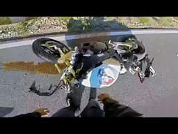 10 Minutes OF CRAZY, INSANE and SCARY Motorcycle Moments - Ep. 622