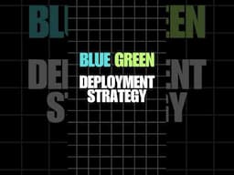 Blue Green (or Red Black) Deployment Strategy in 1 minute