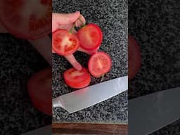 Tomato cutting skills #short