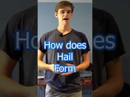 How Does Hail Form? #stormchasing #tornado #hail #hailstorm