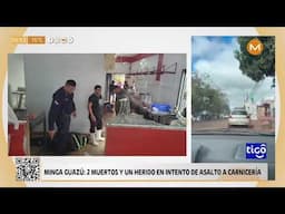 Asalto en carnicería de Minga Guazú deja tres muertos y un delincuente prófugo