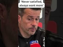Marco Silva on Fulham's progression. #ffc #fulhamfc #epl