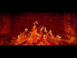 Christmas Fireplace. Gorgeous HD video with true sound that makes it seem so real.