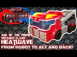 JUST TRANSFORM IT!: Age of the Primes Voyager Heatwave (Rescue Bots)