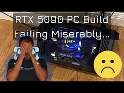 Failed Nvidia RTX 5090 Gaming PC Install | Be Careful of Vertical Mounting an MSI Ventus GPU