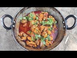 CHICKEN CURRY Cooking and Eating Village Style |Testy Chicken Recipe |Village Food