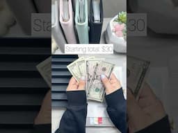 Counting the leftover money in my wallet #cashstuffing #cashenvelopesystem