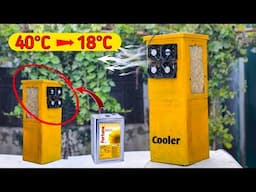 Invention Homemade Air Cooler From Tins #diy