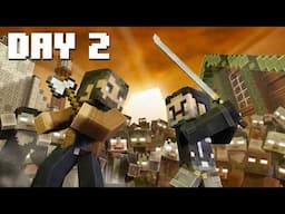 I Simulated a Realistic Zombie Apocalypse in Minecraft Hardcore… Episode 2 | Scenario SMP