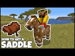 How To Get A SADDLE In MINECRAFT 1.21.6