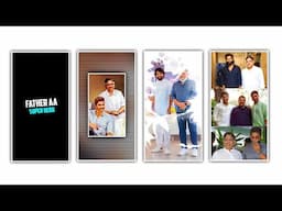 Trending Fathers Day 2025 Video Editing in Telugu | Alight Motion Photo Splash Effect | mahi tech