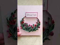 Making a field of flowers - Paper Quilling #diy #art #flowers