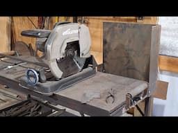 Chop saw table upgrades