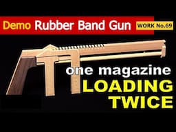 [No.69] Loading twice, 36 rounds Rubber Band Sub Machine Gun/ oggcraft.jp