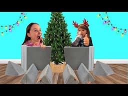 Kids Last to Leave the Christmas Tree Challenge!