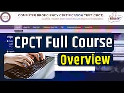 MP CPCT Full Course Overview | Syllabus, Typing, Computer Skills & Exam Strategy 2025