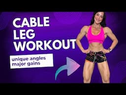 Can You Build Beautiful Legs Using A Cable Machine?