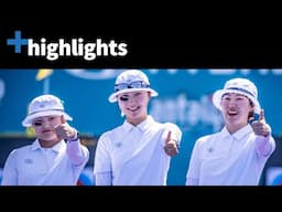 Compound team highlights | Antalya 2025 Hyundai Archery World Cup stage 3