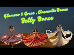 Arabian Belly Dance Cinematic Video | Glamorous Female Dancer in Traditional Arabian Dress I