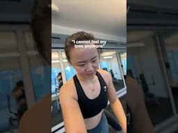 come elliptical 20km w. me 🥵 #marathon #runner #injured #workout #shorts