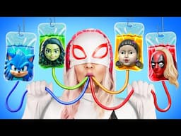 What Happened to Gwen Stacy? / Squid Game Doll Vs Superheroes
