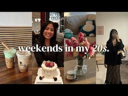 weekends in my 20s ☕️ date night, errands day, rest & reset, youtube journey chit chat