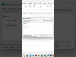 How to Remove Duplicate Values in Excel | Excel Complete Course in Hindi | Remove Duplicate Values