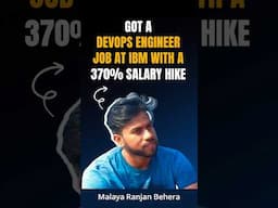 Got a DevOps Engineer Job at IBM with 370% Salary Hike | Best Cloud Computing Course | #Shorts