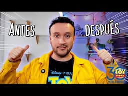 ¡TRANSFORMÉ MI PARED PARA MIS JUGUETES DE TOY STORY!