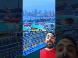 MAIOR NAVIO de CRUZEIRO do mundo é 5 vezes maior que TITANIC ROYAL CARIBBEAN #shorts #cruzeiro
