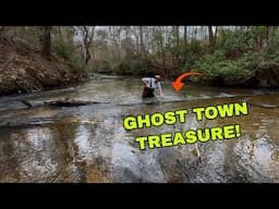 SHOCKED! River Treasure from 120 years ago found while Mudlarking Ghost Town after flood!