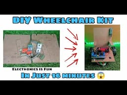 Assemble Voice Controlled Wheelchair in Just 16 MINUTES