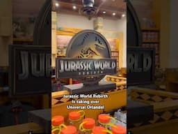 Jurassic World Rebirth is taking over Universal Orlando! #jurassicworld #universal #orlando