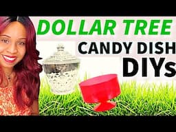 Genius Dollar Tree DIYs Using Candy Dishes | Stunning Home Decor on a Budget!