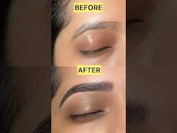 Permanent Eyebrow Microblading #shorts #permanent makeup#microblading