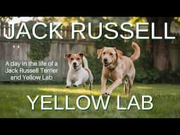 Hanging Out With a Jack Russell Terrier and Yellow Lab