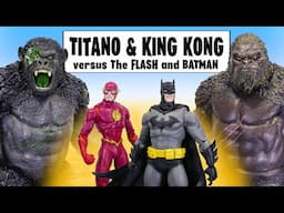 McFarlane DC Multiverse Flash  vs Titano Batman vs Kong