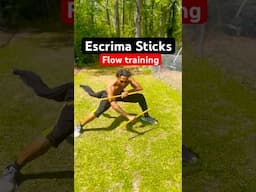 Escrima Sticks Flow Freestyle! #escrima #kali #shorts
