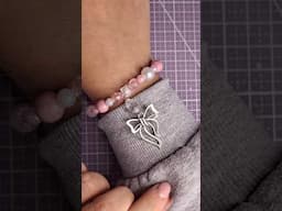 🎀 #diyjewelry #beadedbracelet #diy  #beads #beadedjewelry #shorts