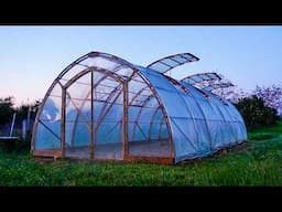 Building a Wooden Arches Greenhouse